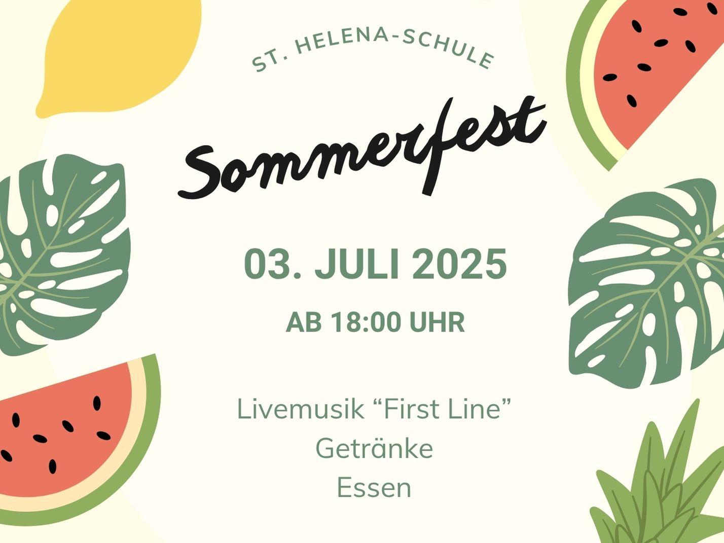 Grün Gelb Organisch Illustrativ Sommer Party Einladung