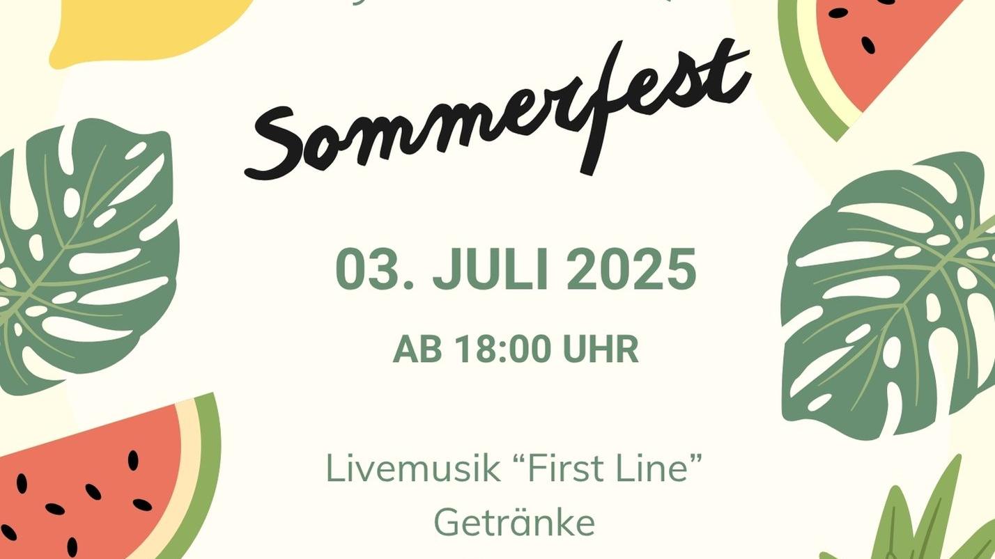Grün Gelb Organisch Illustrativ Sommer Party Einladung